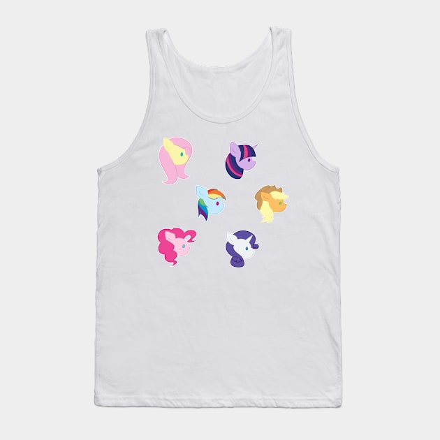 Elements of Friendship - Icons Tank Top by Aleina928